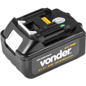 Alicate crimpador hidráulico, a bateria 18 V, ACV 400B, VONDER