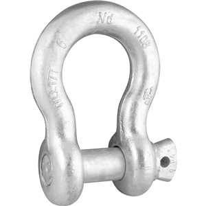 Manilha curva, 1.1/2", 17,0 T, VONDER PLUS