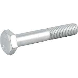 Parafuso sextavado zincado 10 mm x 60 mm, MA, rosca parcial, VONDER