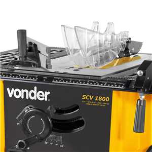 Serra circular com mesa, 10", 1.800 W, 127 V~, SCV 1800, VONDER
