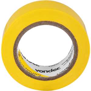 Fita isolante, 19 mm x 10 m, amarela, VONDER