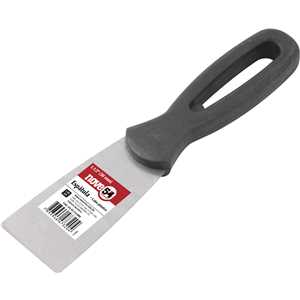 Espátula de aço, 1.1/2" - 38 mm, com cabo plástico, NOVE54