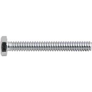 Parafuso sextavado zincado, 3/16" x 3/4", UNC, rosca total, VONDER