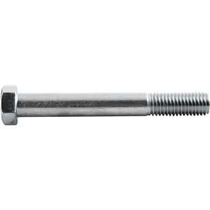 Parafuso sextavado zincado 5/8" x 5", UNC, rosca parcial, VONDER