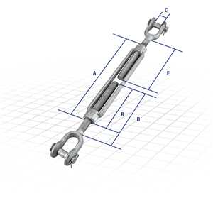 Esticador 1/2", manilha/manilha, VONDER PLUS