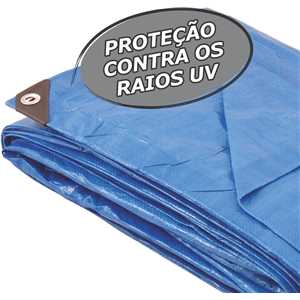 Lona de polietileno azul 8 m x 6 m, VONDER