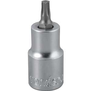 Soquete hexalobular macho T-30, encaixe 1/2", VONDER