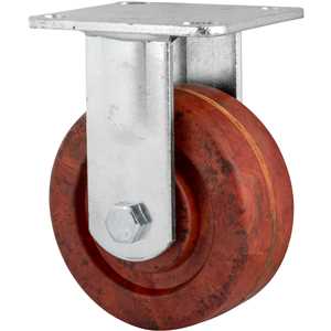 Rodízio fixo industrial 5", de celeron, marrom, VONDER