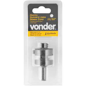 Suporte para serra copo de 32 mm a 150 mm, sem broca piloto, haste de 11/32"  HSV 3815 VONDER