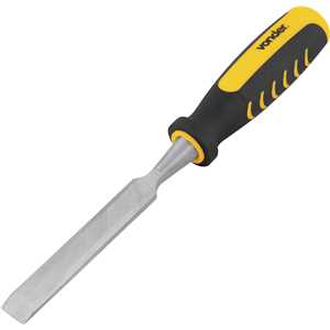 Formão chanfrado reto 3/8", com cabo em PVC, VONDER