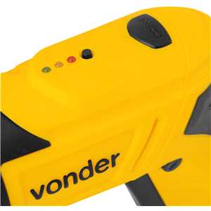Parafusadeira a bateria 3,6 V, carregador bivolt, jogo com 14 peças, PBV 120, VONDER