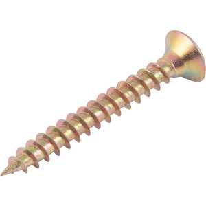 Parafuso madeira chipboard, cabeça chata, fenda cruzada/pozidrive, 6,0 mm x 50,0 mm, VONDER