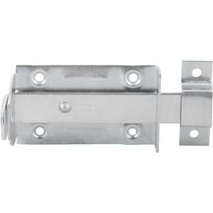 Fecho chato com porta-cadeado 3" - 76,2 mm, zincado, encartelado, VONDER