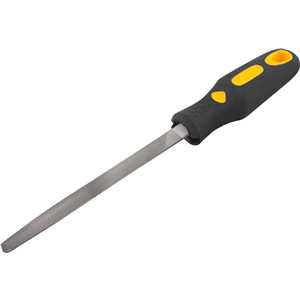 Lima triangular bastarda 6", com cabo, encartelada, VONDER