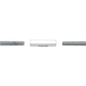 Barra roscada zincada branca 5/16", rosca UNC, com 3 metros, VONDER