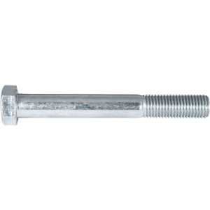Parafuso sextavado zincado 7/8" x 7.1/2", UNC, rosca parcial, VONDER