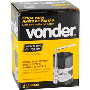 Cinta para anéis de pistão, 4", VONDER
