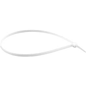 Abraçadeira de nylon, branca, 400 mm x 4,8 mm, com 100 peças, VONDER