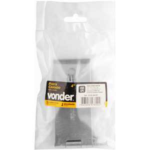 Porta cadeado zincado 4" - 101,6 mm, encartelado, VONDER