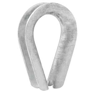 Anilha/sapatilho para cabo de aço, 7,94 mm - 5/16", VONDER