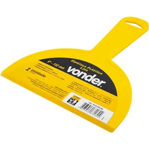 Espátula plástica lisa de 6", VONDER