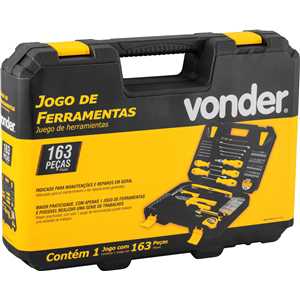Jogo de ferramentas com 163 peças VONDER