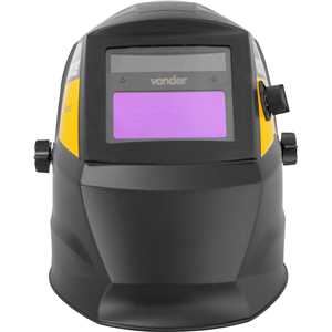 Inversor para solda com eletrodo e TIG, 200 A, IM 228, com máscara de escurecimento automático tonalidade 9 a 13,  monofásico, 127 V~ - 220 V~ - Seleção automática VONDER