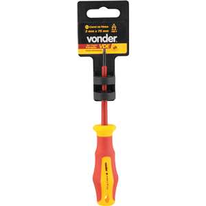 Chave de fenda 3,0 mm x 75 mm, VDE VONDER