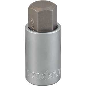 Soquete hexagonal 17 mm, encaixe de 1/2", VONDER