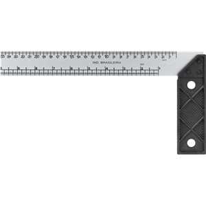 Esquadro para carpinteiro 10", com cabo plástico, NOVE54