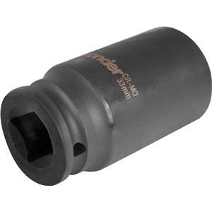 Soquete sextavado longo de impacto, 33 mm, encaixe de 3/4", VONDER