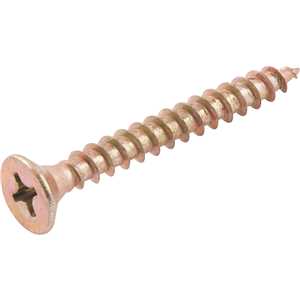 Parafuso madeira chipboard, cabeça chata, fenda cruzada/phillips, 6,0 mm x 50,0 mm, VONDER