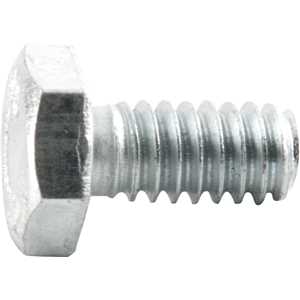 Parafuso sextavado zincado 1/4" x 1/2", UNC, rosca total, VONDER
