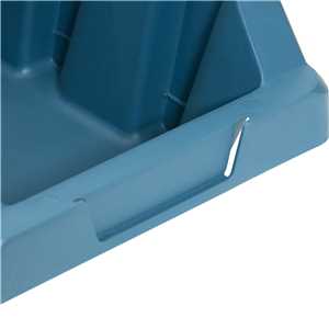 Gaveteiro plástico, nº 7, 18,0 cm x 22,0 cm x 34,0 cm,modelo prático, azul, VONDER