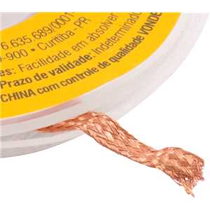 Fita malha dessoldadora 2,5 mm x 1,5 m,VONDER