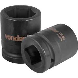 Soquete sextavado de impacto, encaixe de 3/4" x 29,0 mm, VONDER