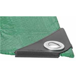 Lona de polietileno verde 2 m x 2 m, VONDER