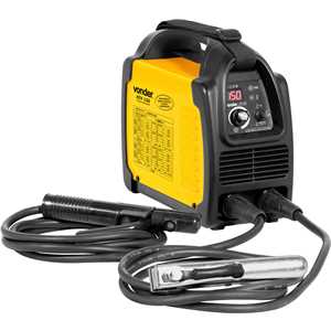 Inversor para solda com eletrodo e TIG, 150 A, RIV 156, com display digital, monofásico, 127 V~ - 220 V~ - Seleção automática, VONDER
