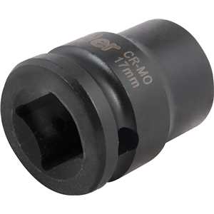 Soquete sextavado de impacto, encaixe de 1/2" x 17,0 mm, VONDER