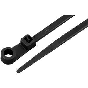 Abraçadeira de nylon para parafusos, preta, 150 mm x 3,6 mm, VONDER