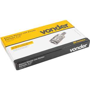 Engate rápido com espigão 1/2", VONDER