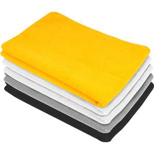 Toalha de microfibra, 30 cm x 40 cm, 200 g/m² (gsm), jogo com 5 peças, VONDER
