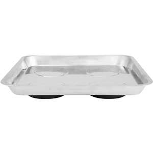 Bandeja magnética retangular, inox, 270 mm x 292 mm, VONDER