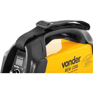 Inversor para solda com eletrodo e TIG, 150 A, RIV 156, com display digital, monofásico, 127 V~ - 220 V~ - Seleção automática, VONDER
