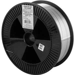 Arame MIG aço inox ER308LSi, 0,8 mm, carretel com 15 kg, VONDER