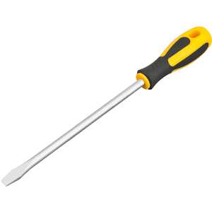 Chave de fenda 3/8" x 8", aço cromo vanádio, cabo emborrachado, VONDER PLUS