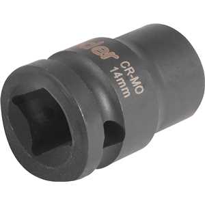 Soquete sextavado de impacto, encaixe de 1/2" x 14,0 mm, VONDER