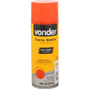 Tinta em spray laranja, 350 ml/250 g, VONDER