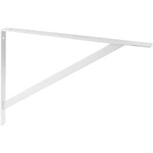Cantoneira tipo mão francesa, cor branca, 30 cm, VONDER