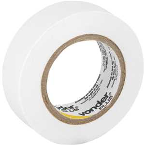 Fita isolante, 19 mm x 10 m, branca, VONDER PLUS